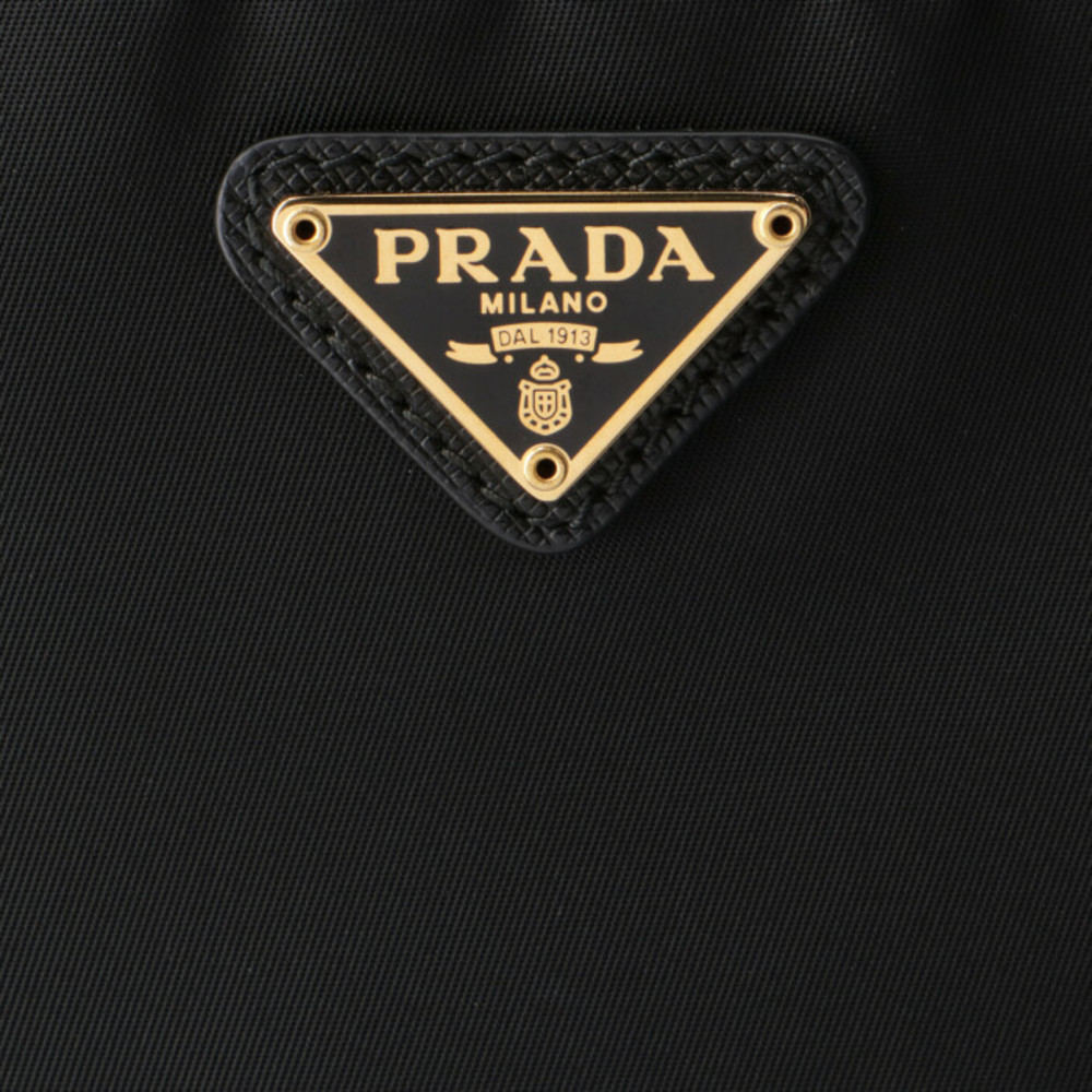 Prada Drawstring Nylon Mini Bag Black - image 5